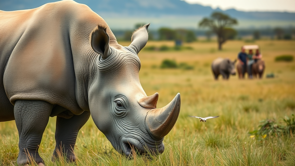 ziwa rhino sanctuary white rhino tracking uganda conservation