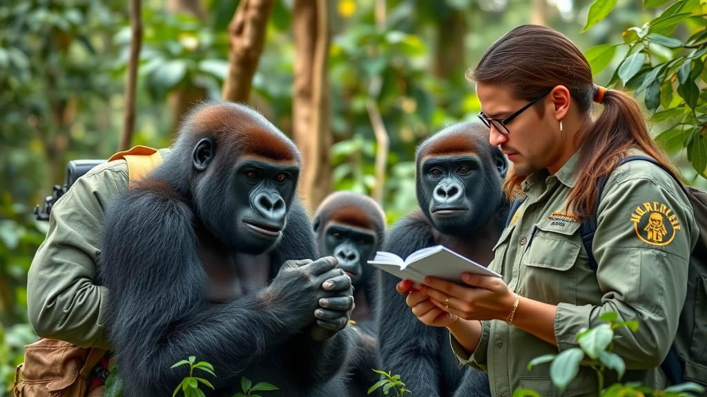 Mountain gorilla conservation in Bwindi, wildlife in Uganda