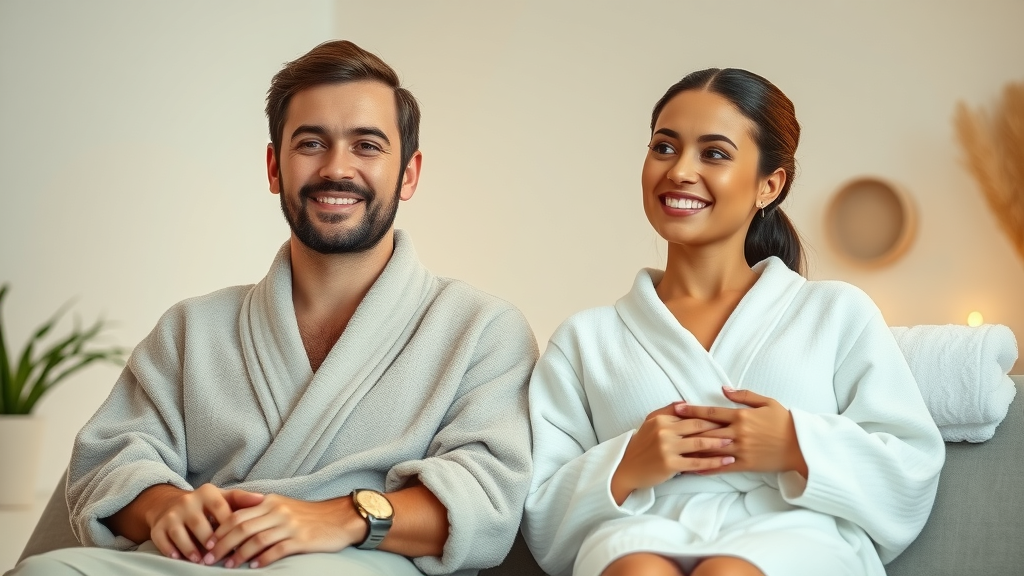 Happy clients after spa treatment in Kampala, relaxed and rejuvenated expressions, physical and mental boost from day spa services kampala