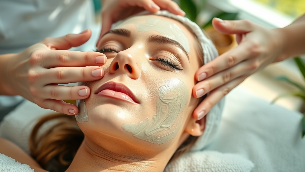 Facial treatment at organic spa in Kampala, organic spa facial treatment for glowing skin, spa services kampala